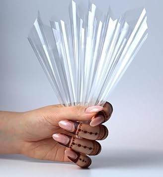 111pcs Empty Henna Cones Bulk | (Pre-Rolled) Ready to Use pre Cut Cellophane Wrap Mehndi Cones Machine Made transprent cone cover | mehendi cones empty