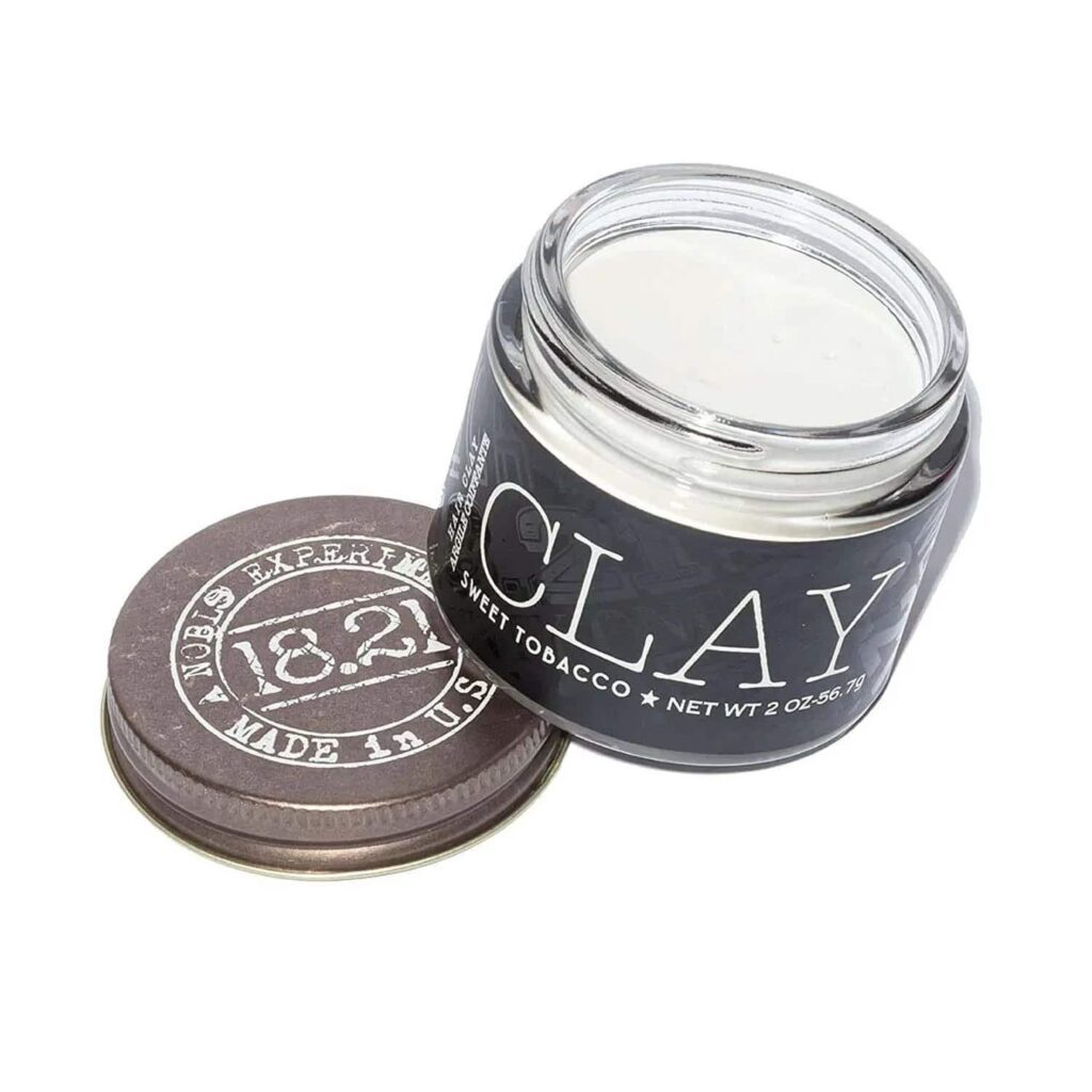 18.21 Man Made Sweet Tobacco Hair Styling Clay - (56.7 g) - 18.21 Man Made
