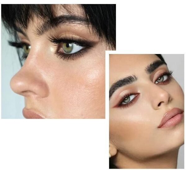 2 in 1 Black & Brown Water Proof & Smudge Proof 24hrs Gel Eyeliner/Kajal 3+3= (Jet Black, Brown, 6 g)