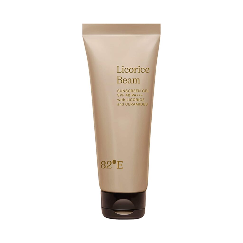 82°E Licorice Beam Gel Sunscreen With SPF 40 PA+++ (40 ml) - 82°E