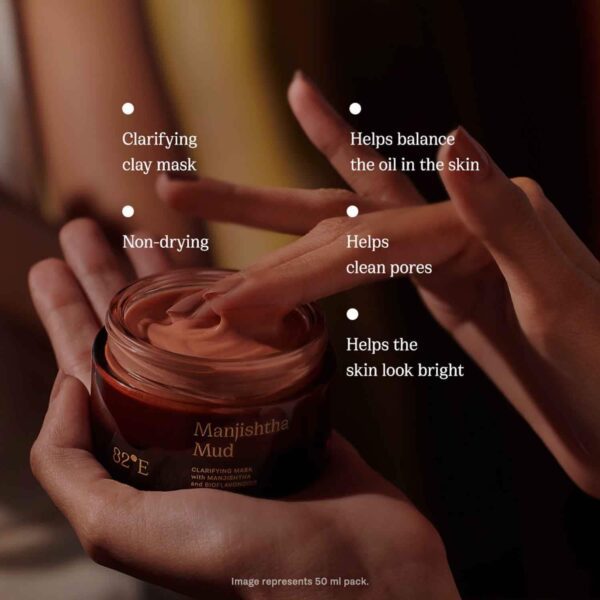 82°E Manjishtha Mud Clarifying Mask (50 ml) - 82°E