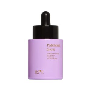 82°E Patchouli Glow Sunscreen Oil SPF 40 PA+++ with Patchouli and Ceramides (30 ml) - 82°E