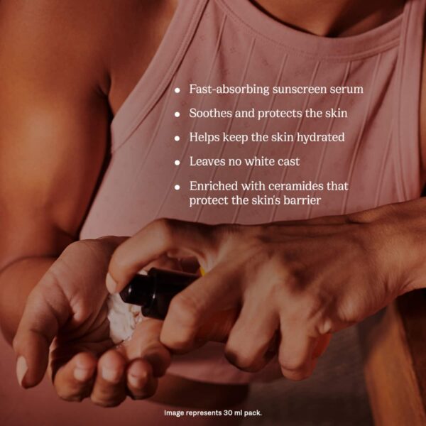 82°E Turmeric Shield Sunscreen Serum With SPF 40 PA+++ (30 ml) - 82°E