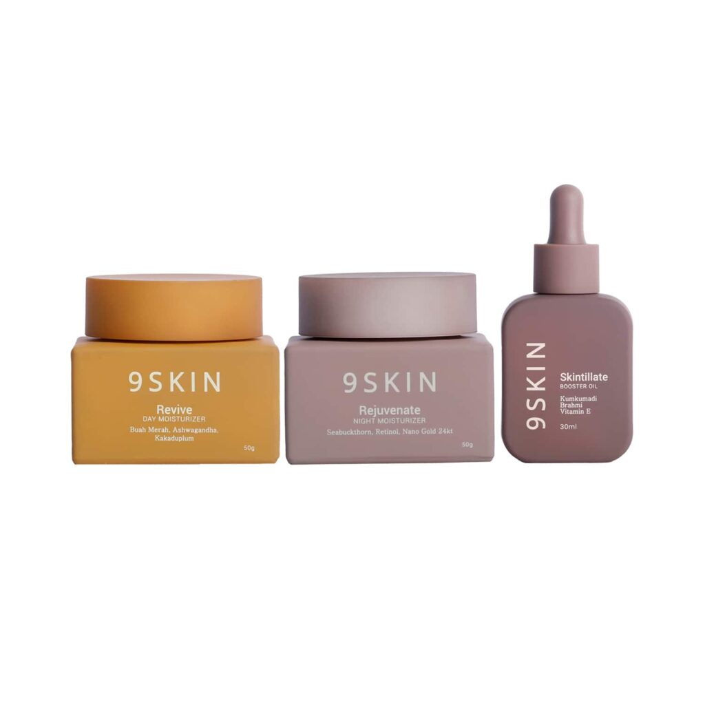 9Skin Day and Night Complete Regime - Creams and Booster Oil - 9Skin