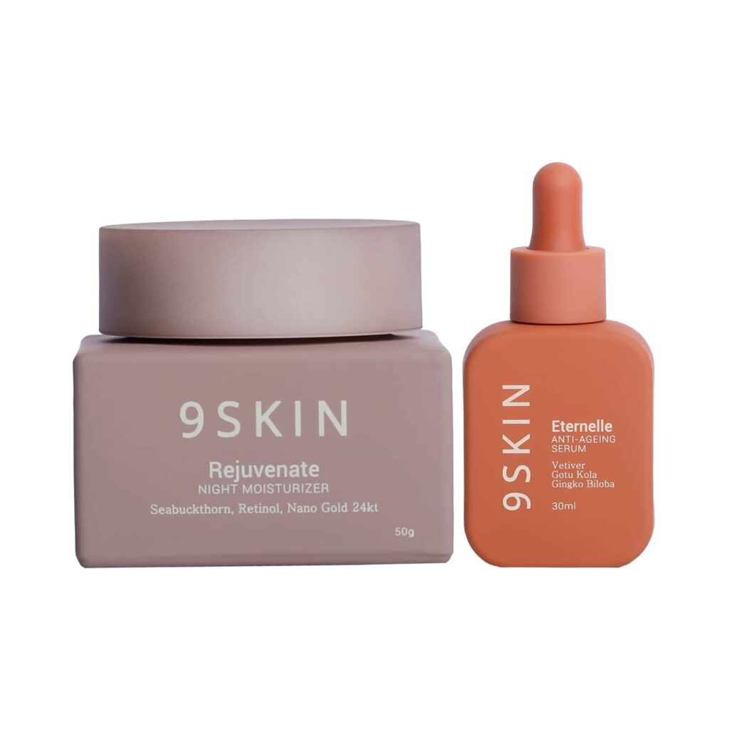 9Skin Rejuvenate Night Cream and Anti Aging Serum Duo - 9Skin
