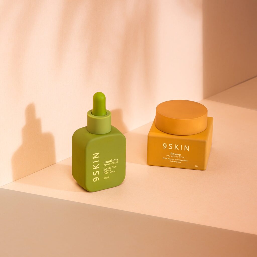 9Skin Revive Day Cream and Skin Glow Serum Duo - 9Skin