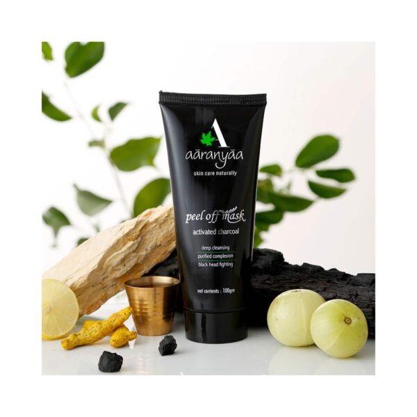 Aaranyaa Activated Charcoal Peel of Mask (100g) - Aaranyaa