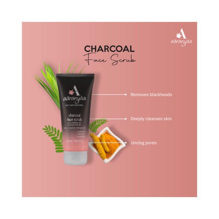 Aaranyaa Charcoal Face Scrub (100g) - Aaranyaa