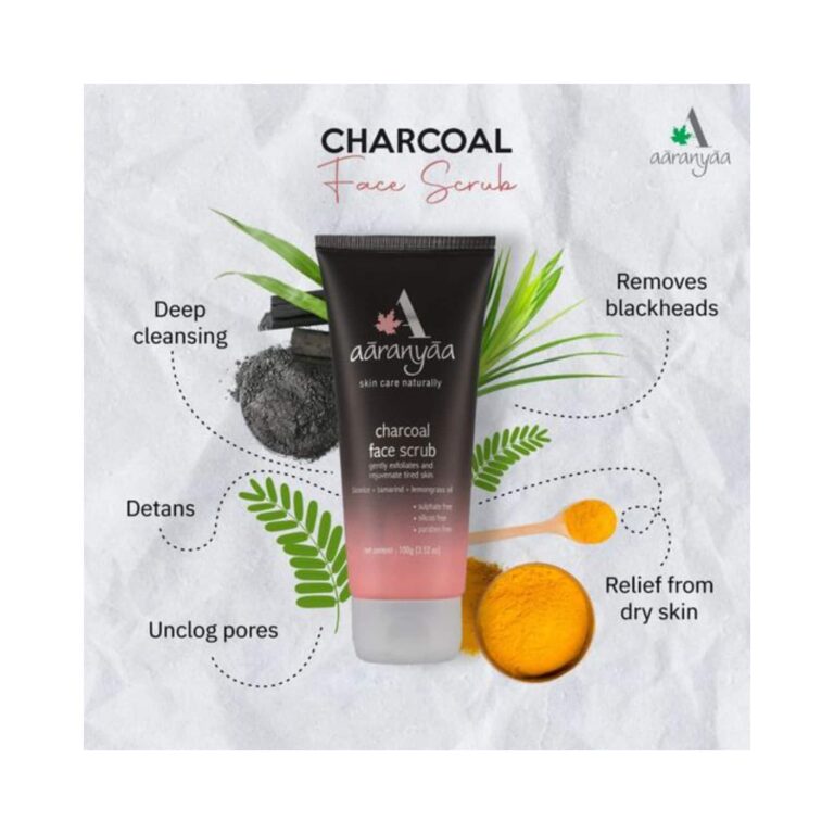 Aaranyaa Charcoal Face Scrub (100g) - Aaranyaa