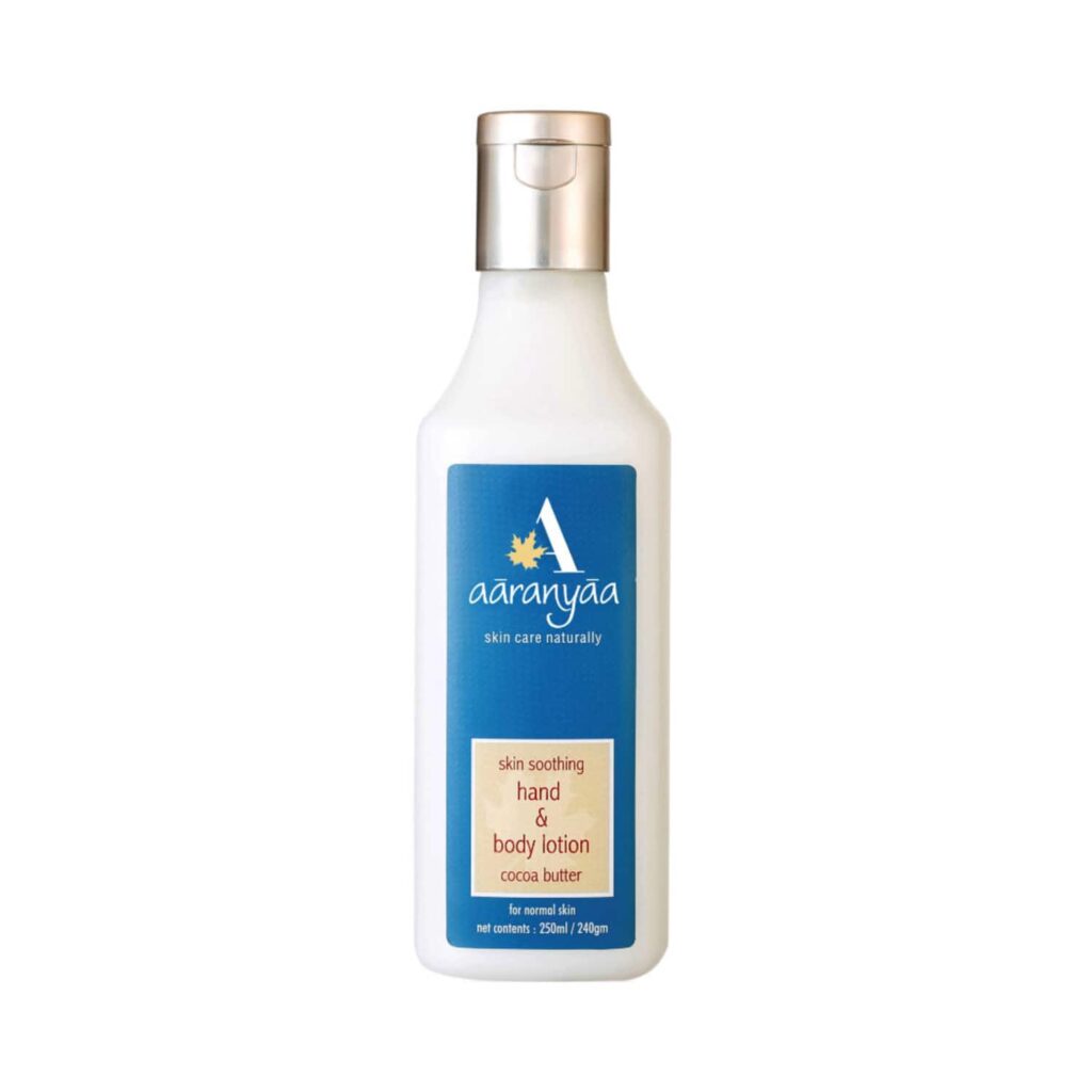Aaranyaa Cocoa Butter Skin Soothing Hand & Body Lotion (250ml) - Aaranyaa