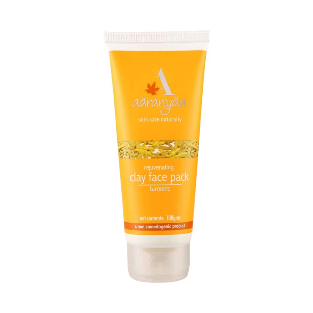 Aaranyaa Rejuvenating Turmeric Clay Face Pack (100g) - Aaranyaa