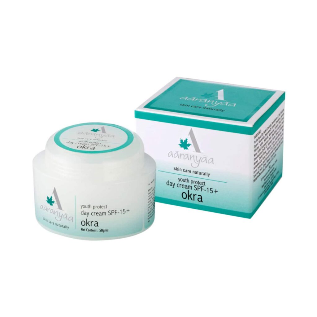 Aaranyaa Youth Protect Day Cream Okra SPF 15 (50g) - Aaranyaa