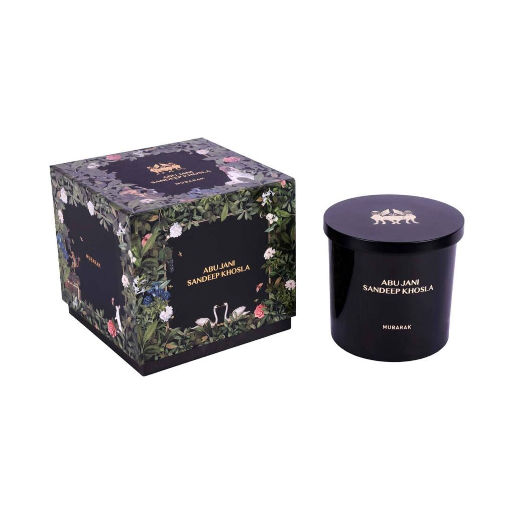 Abu Jani Sandeep Khosla - Mubarak - Leather & Orris Candle (180g) - Abu Jani Sandeep Khosla