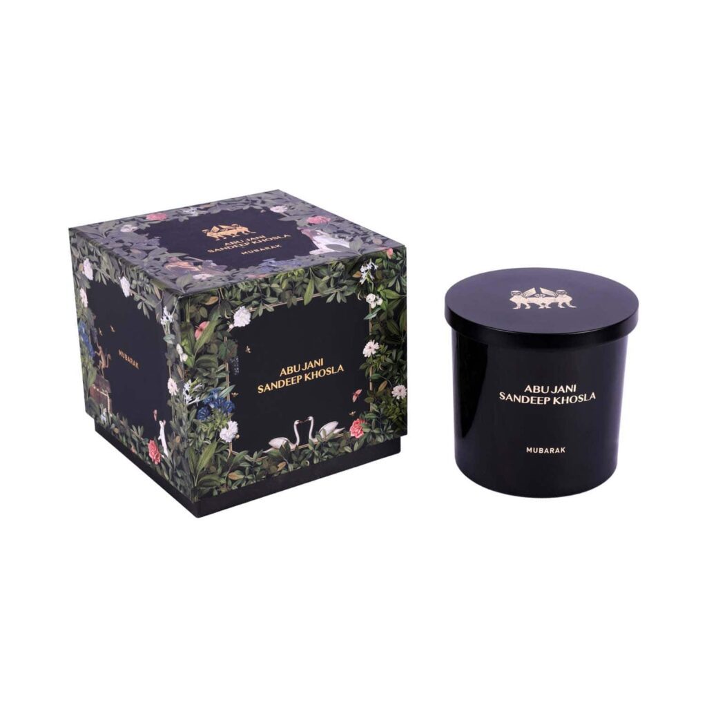 Abu Jani Sandeep Khosla - Mubarak - Leather & Orris Candle (350g) - Abu Jani Sandeep Khosla