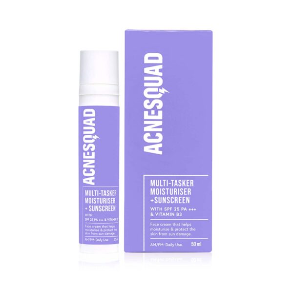 Acne Squad Multi-Tasker Moisturiser + SPF 25 Pa+++ (50ml) - Acne Squad