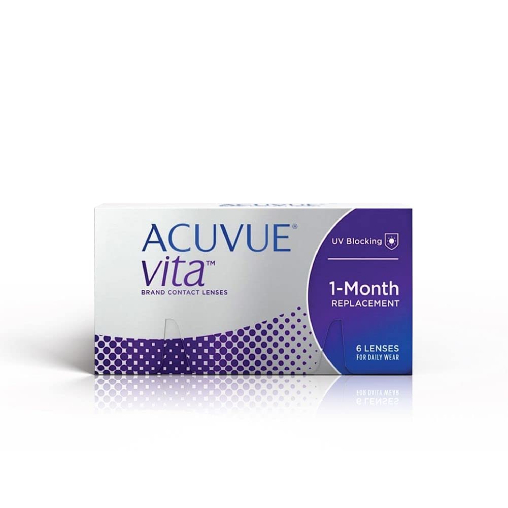 ACUVUE - Vita Monthly Disposable Contact Lenses (-1.5, Clear, Pack of 6 lenses) | From Johnson & Johnson