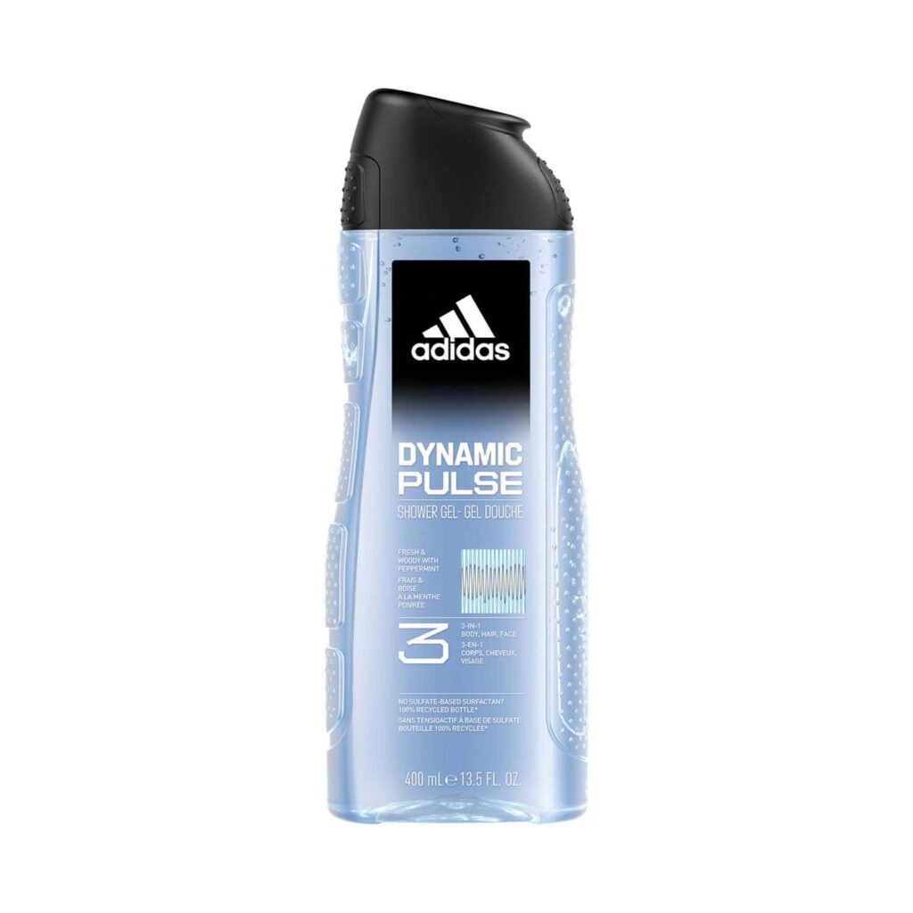 Adidas Dynamic Pulse 3-In-1 Shower Gel For Men (400 ml) - Adidas