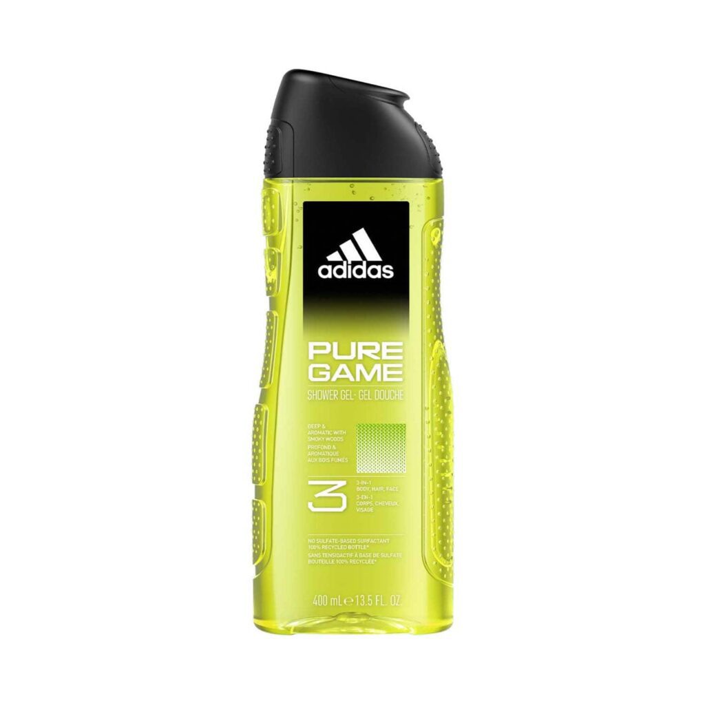 Adidas Pure Game 3-In-1 Shower Gel For Men (400 ml) - Adidas