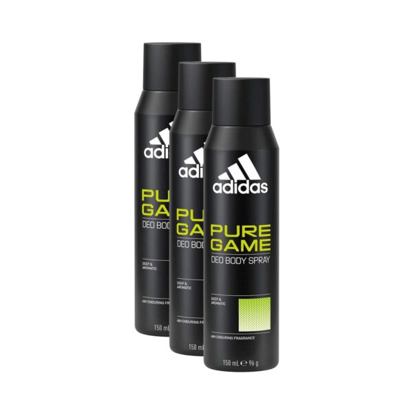 Adidas Pure Game Deo Body Spray Pk3 - Adidas