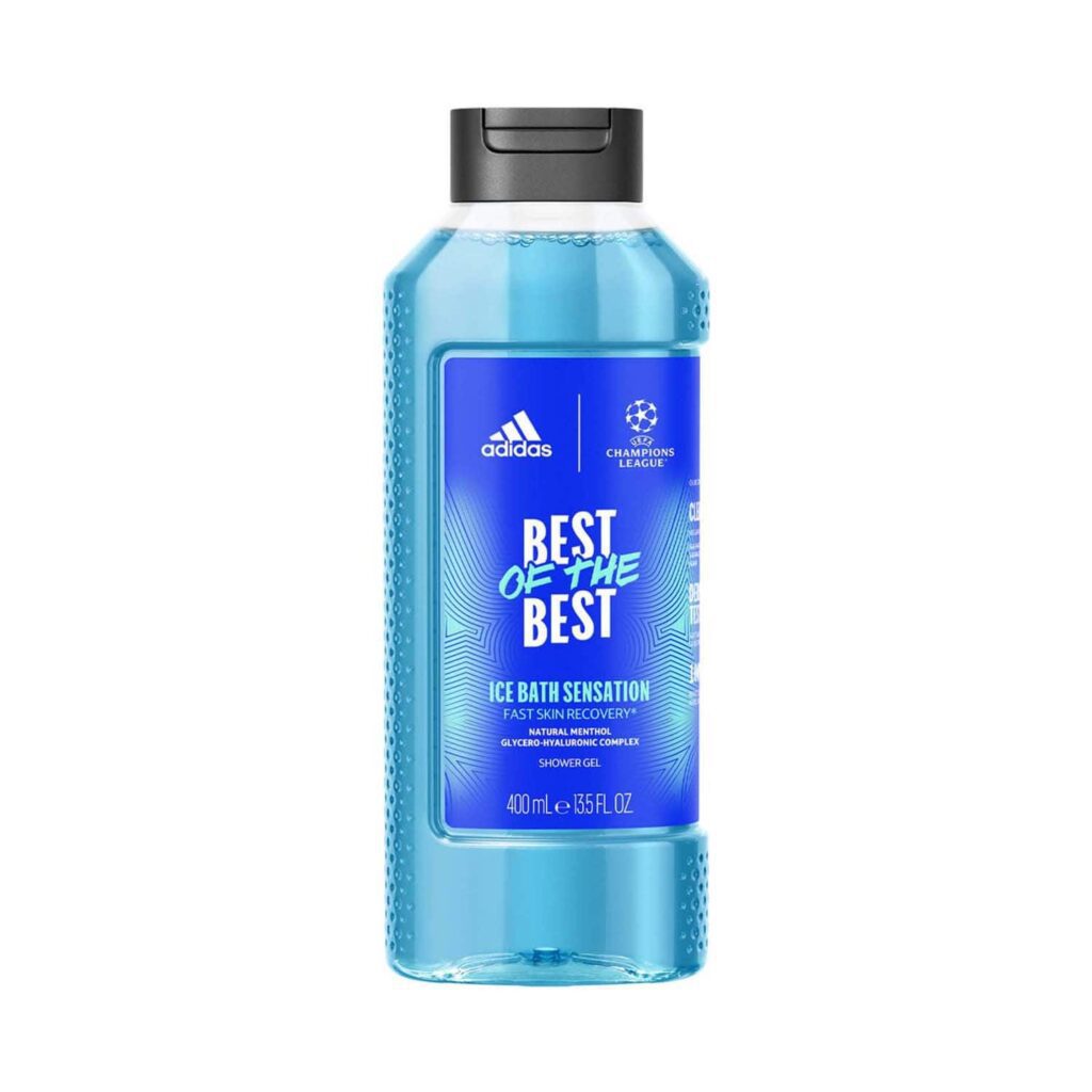 Adidas Uefa Best Of The Best Ice Bath Sensation Shower Gel For Men (400 ml) - Adidas
