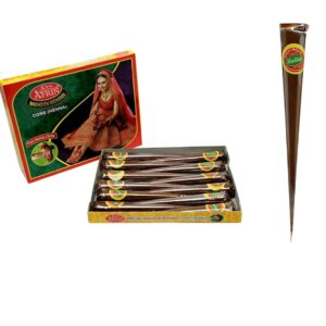 AFRIN Henna Nails Cone (Big) Pack of 24 (14gm each)