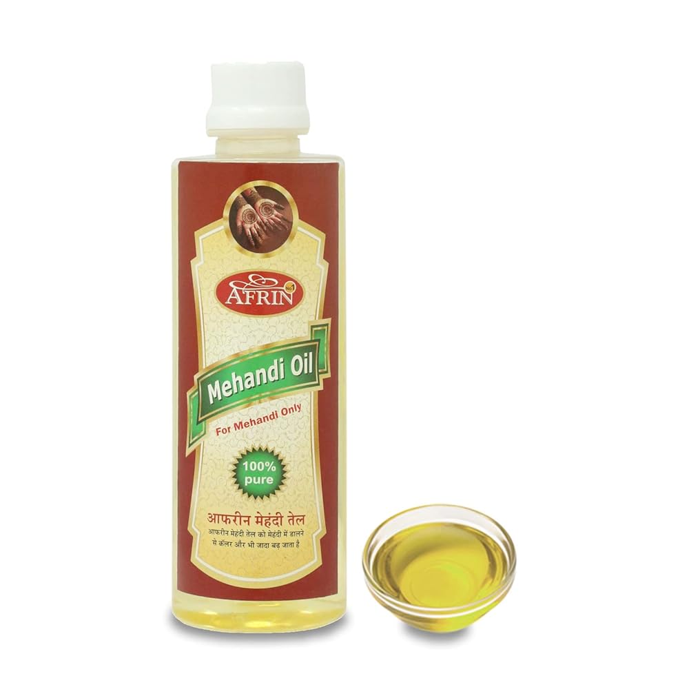 AFRIN Mehandi Oil For Making Mahendi cones - 200 ml