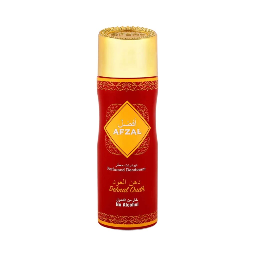 Afzal Non Alcoholic Dehnal Oud Deodorant (200ml) - Afzal