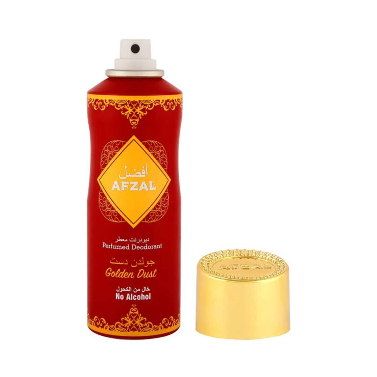 Afzal Non Alcoholic Golden Dust Deodorant (200ml) - Afzal