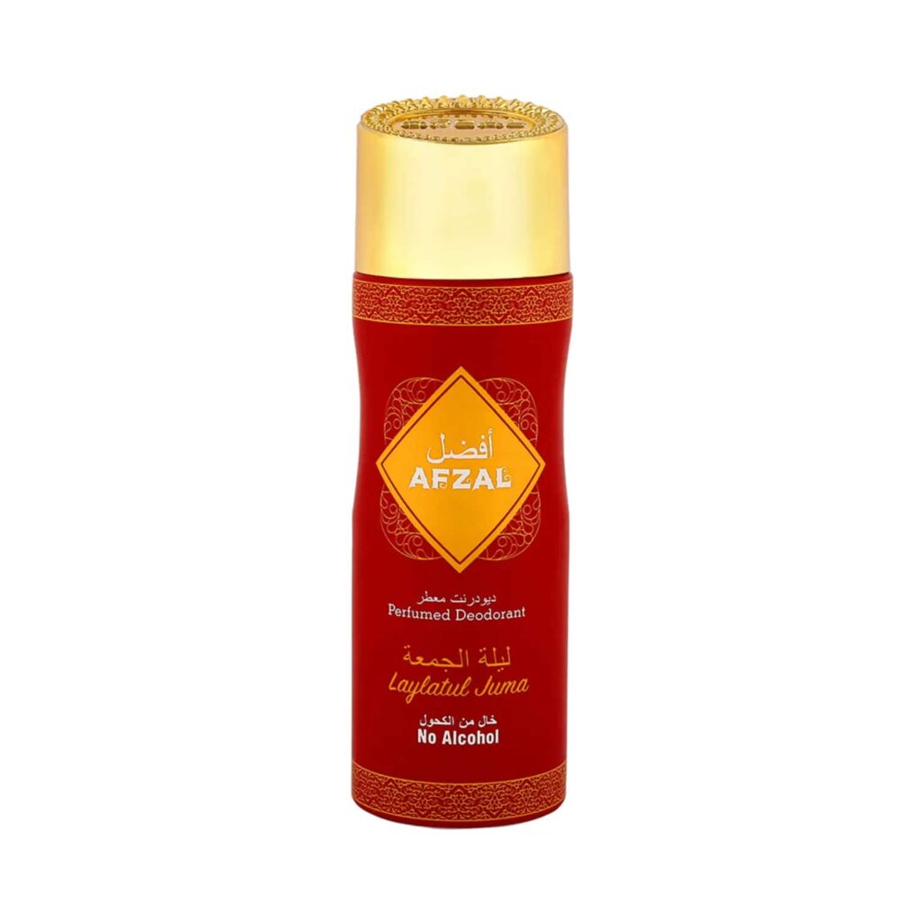 Afzal Non Alcoholic Laylatul Juma Deodorant (200ml) - Afzal