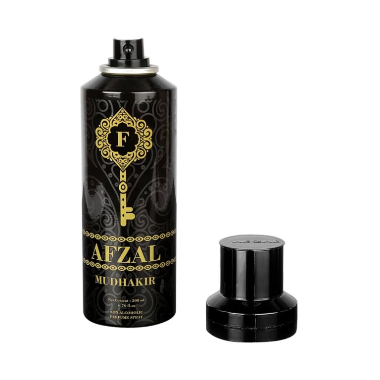 Afzal Non Alcoholic Mudhakir Deodorant (200ml) - Afzal