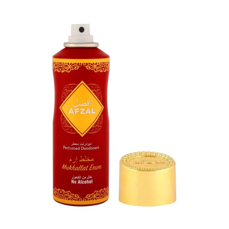 Afzal Non Alcoholic Mukhallat Erum Deodorant (200ml) - Afzal