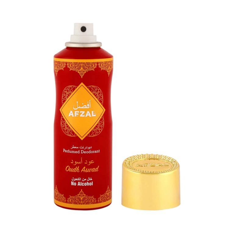 Afzal Non Alcoholic Oud Aswad Deodorant (200ml) - Afzal