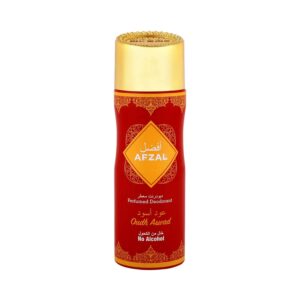 Afzal Non Alcoholic Oud Aswad Deodorant (200ml) - Afzal