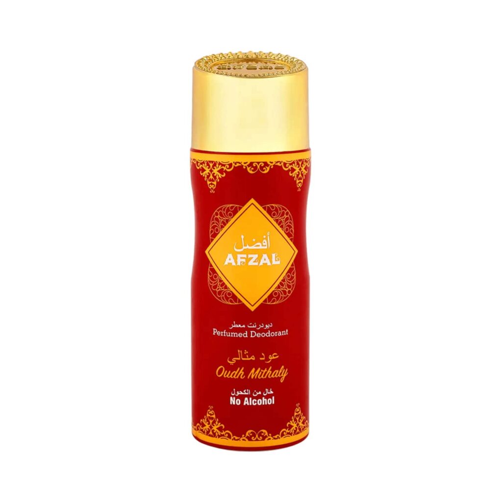 Afzal Non Alcoholic Oud Mithaly Deodorant (200ml) - Afzal