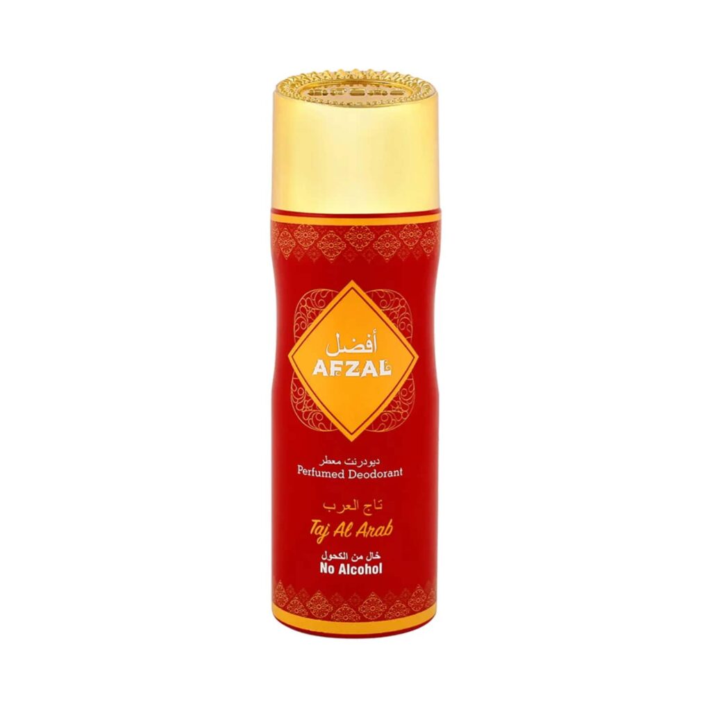 Afzal Non Alcoholic Taj Al Arab Deodorant (200ml) - Afzal