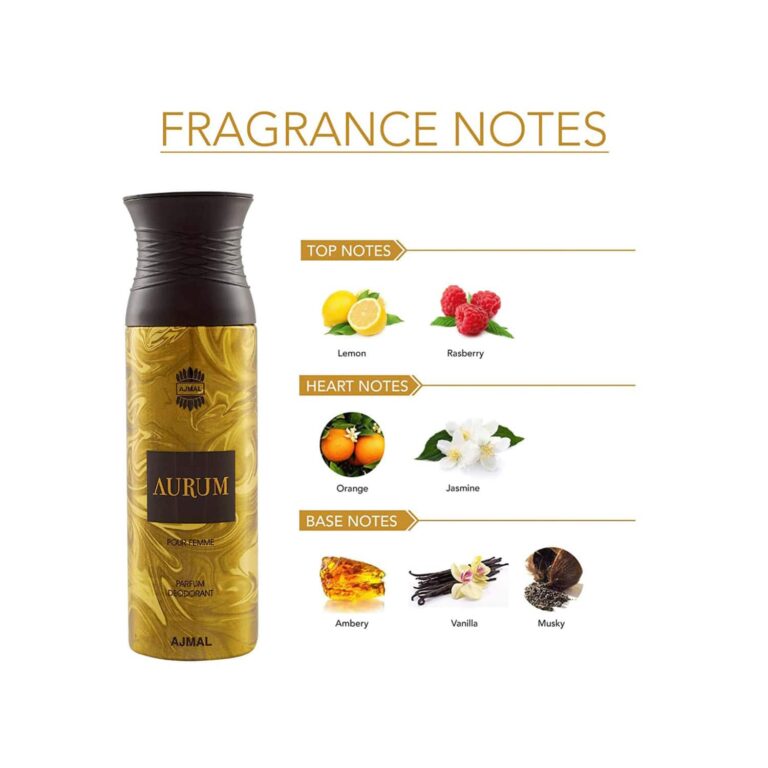 AJMAL 3 Aurum Femme And Distraction Deodorants - (4Pcs) - Ajmal