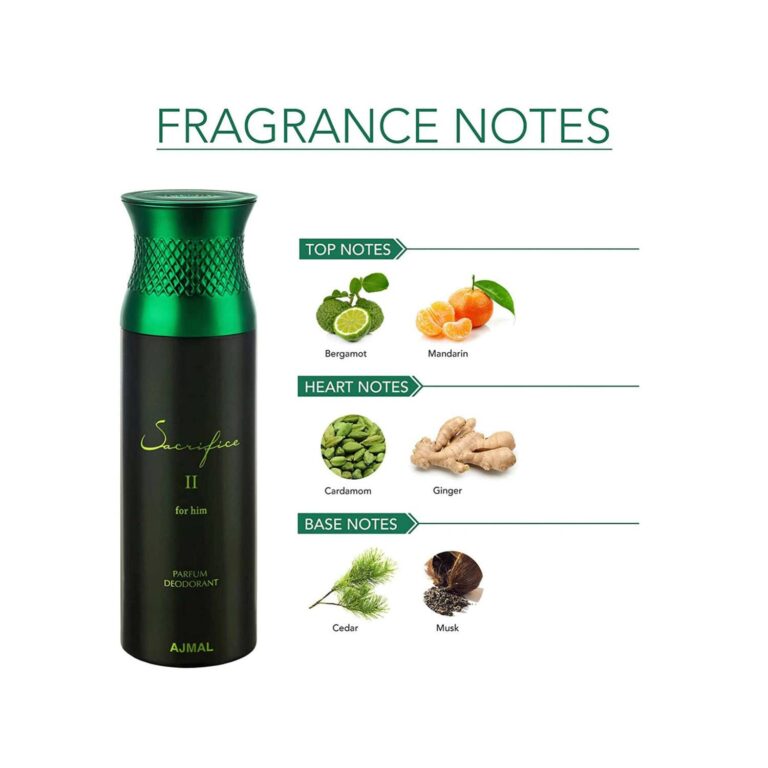 AJMAL 3 Sacrifice II And Magnetize Deodorants - (4Pcs) - Ajmal