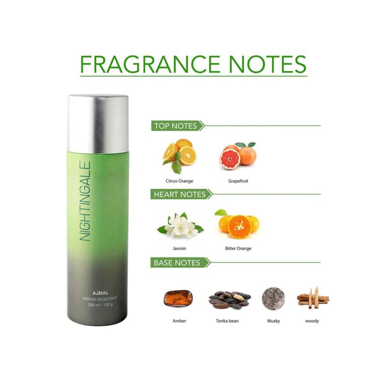 AJMAL 3 Sacrifice II And Nightingale Deodorants - (4Pcs) - Ajmal