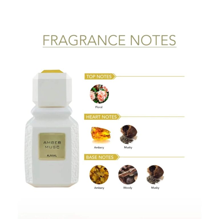 AJMAL Amber Musc Woody Eau De Parfum (100ml) - Ajmal