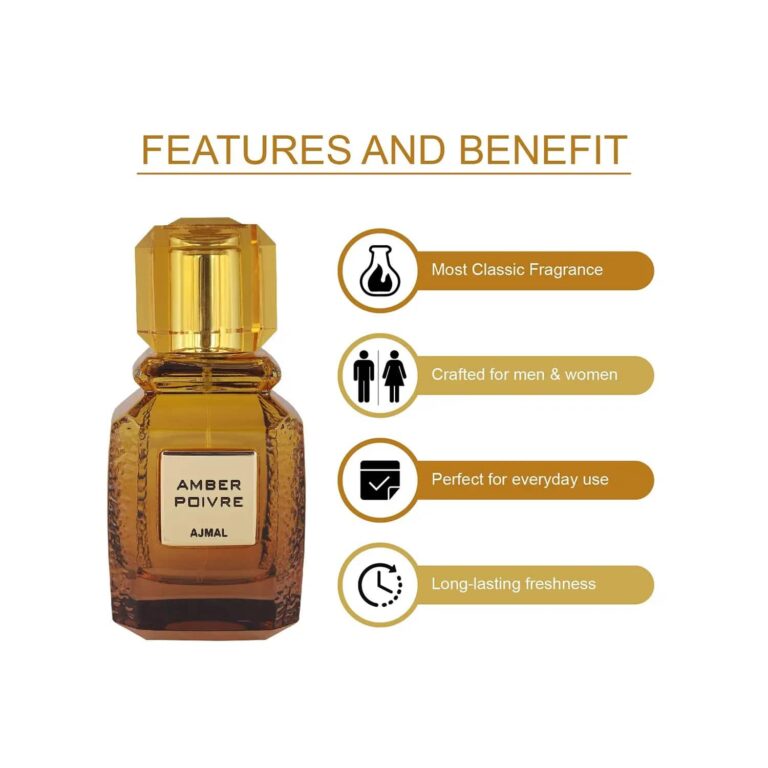 AJMAL Amber Poivre Eau De Parfum (100ml) - Ajmal
