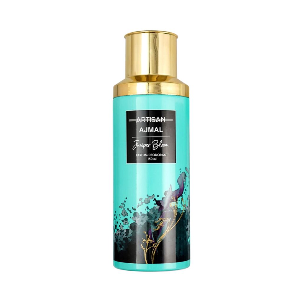 AJMAL Artisan Juniper Bloom Deodorant Perfume Longlasting Spray Gift for Men (150ml) - Ajmal
