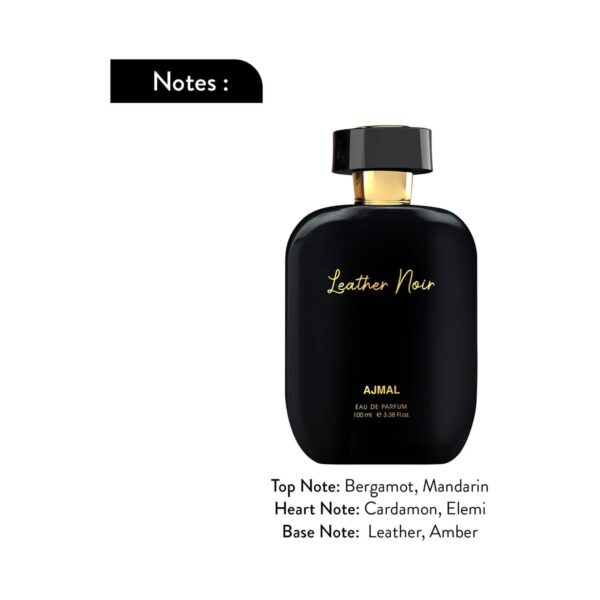 AJMAL ARTISAN - LEATHER NOIR Long Lasting Hand Picked Luxury Perfume For Men (100 ml) - Ajmal
