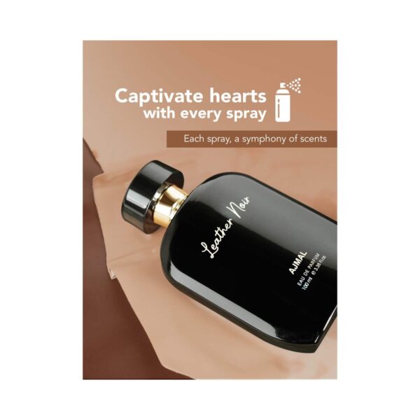 AJMAL ARTISAN - LEATHER NOIR Long Lasting Hand Picked Luxury Perfume For Men (100 ml) - Ajmal