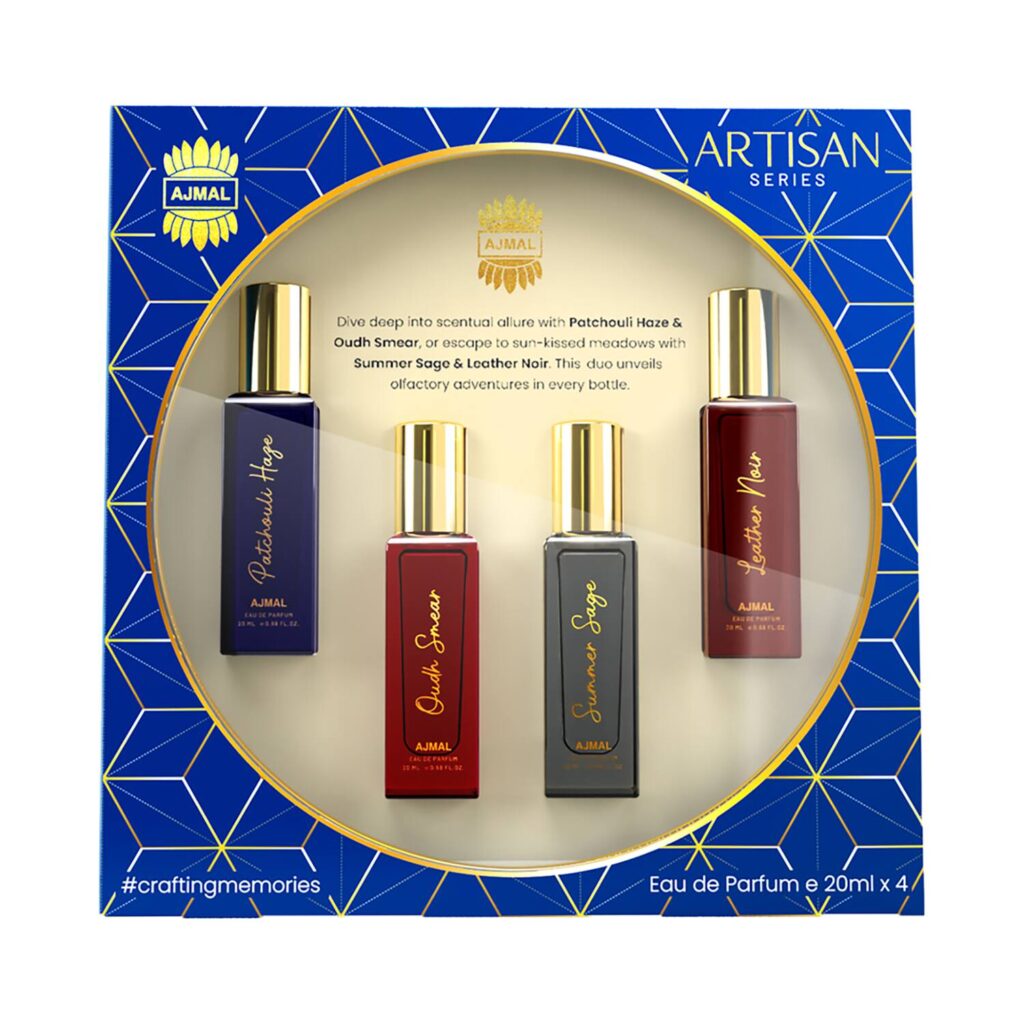 AJMAL Artisan Luxury Perfume Gift For Men & Women (4 pcs) - Ajmal
