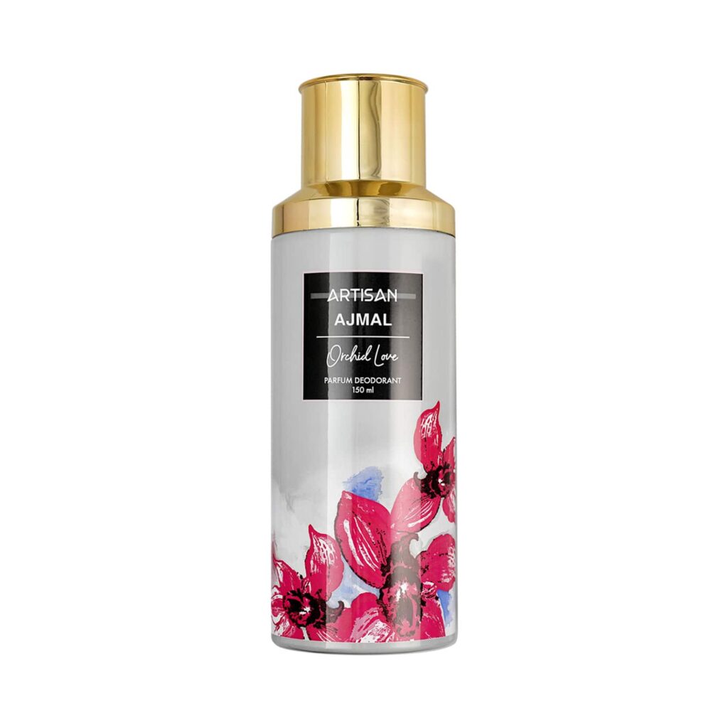 AJMAL Artisan Orchid Love Deodorant Perfume Longlasting Spray Gift for Women (150ml) - Ajmal