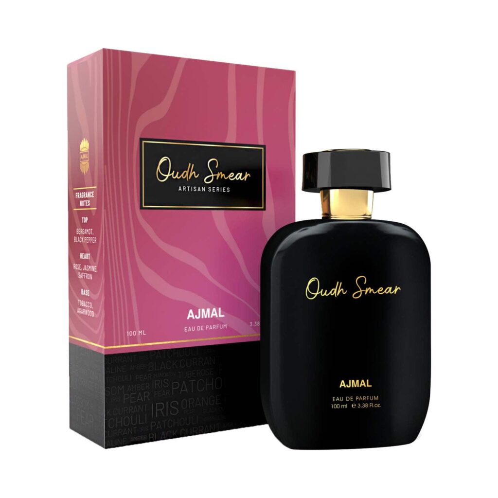 AJMAL ARTISAN - OUDH SMEAR 100ml Long Lasting Hand Picked Luxury Perfume For Men (100 ml) - Ajmal