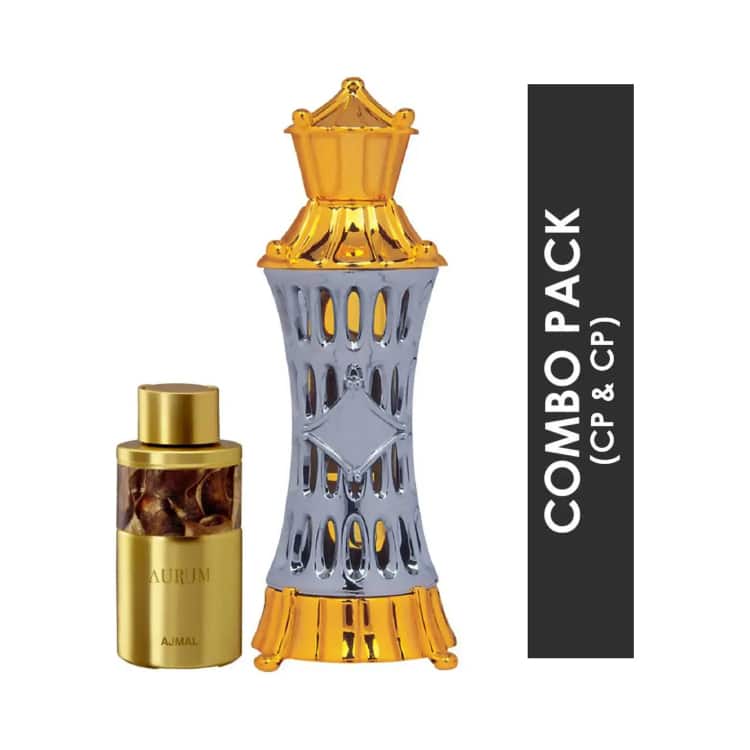 AJMAL Aurum Concentrated Perfume Oil And Mizyaan Concentrated Perfume Oil (2Pc) - Ajmal