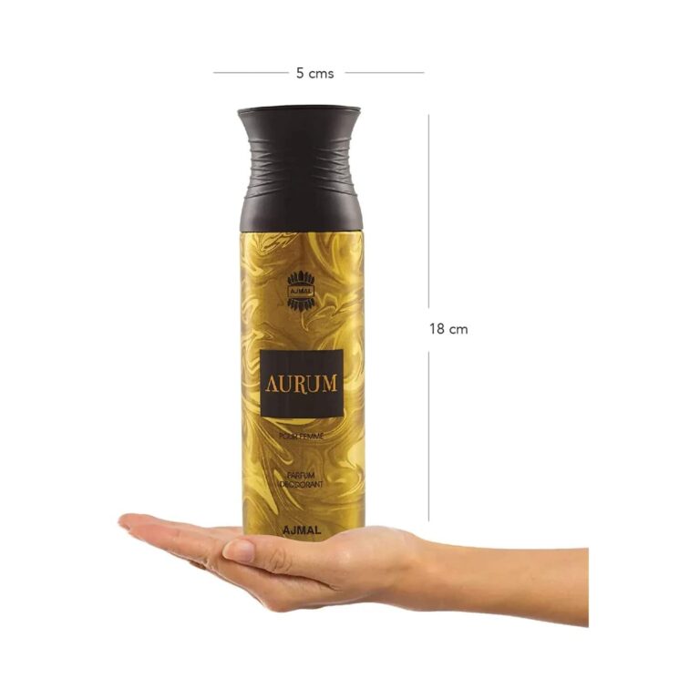 AJMAL Aurum Deodorant Body Spray - Pack of 3 (200ml Each) - Ajmal