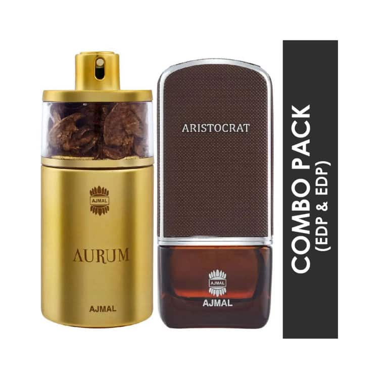 AJMAL Aurum Eau De Parfum And Aristocrat Eau De Parfum (2Pc) - Ajmal