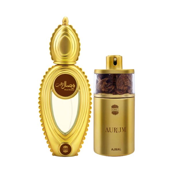 AJMAL Aurum Eau De Parfum Fruity Floral Perfume And Wisal Dhahab Eau De Parfum Fruity Floral Perfume - (2Pcs) - Ajmal